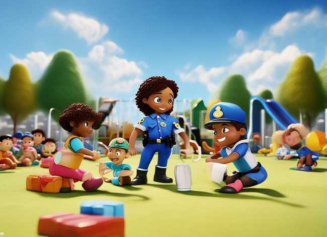 儿童两分钟故事关于警察的，幼儿故事警察的故事