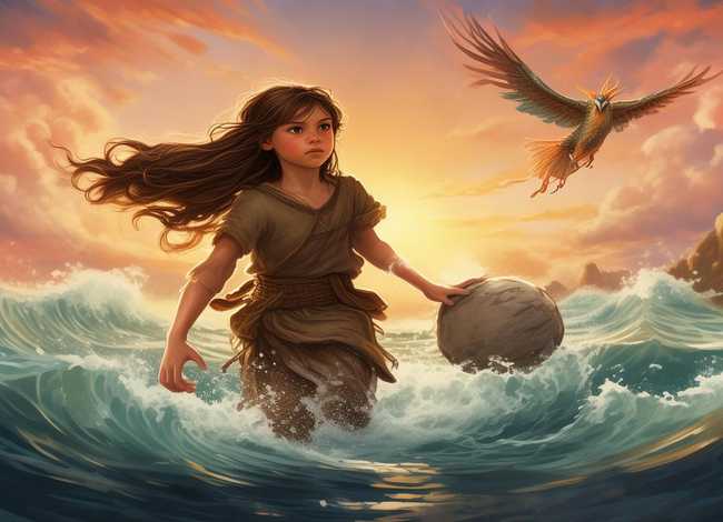 精卫填海故事儿童版英语、精卫填海的故事英语版