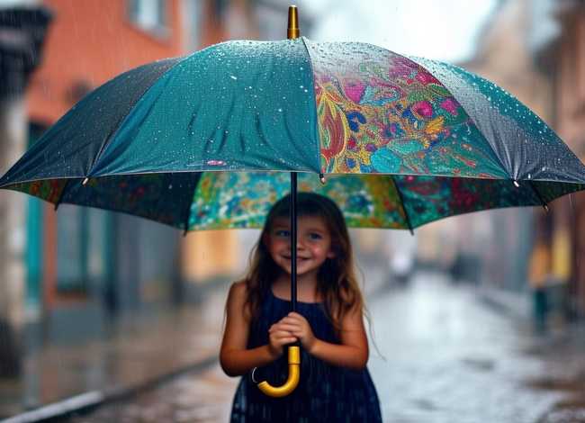 雨伞的故事 - 雨伞的故事看图写话