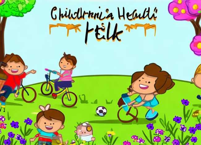 儿童健康讲记图片，儿童健康讲记图片卡通