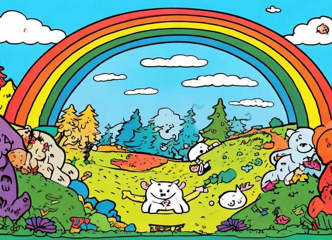 经典儿童画图片，经典儿童画作品图片