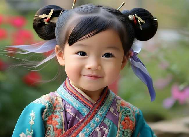 汉服 发型 儿童、汉服 发型 儿童男