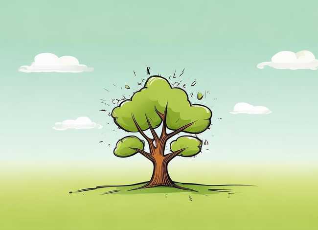 儿童图画简单（儿童图画简单树）