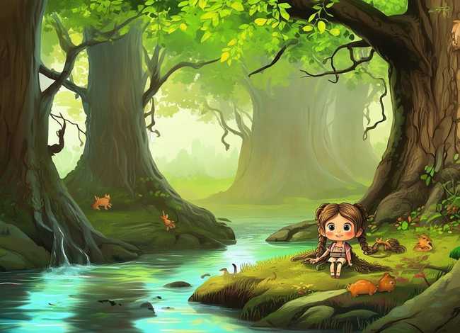 森林里的小故事绘画（森林里的小故事绘画怎么画）