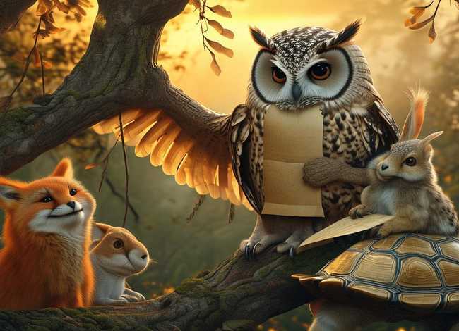 关于动物的寓言故事画画 关于动物的寓言故事画画怎么画