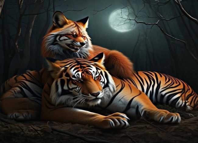 狐假虎威成语故事大全、狐假虎威的成语故事视频动画片