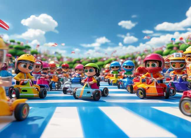 赛车比赛故事幼儿（赛车比赛故事幼儿版）