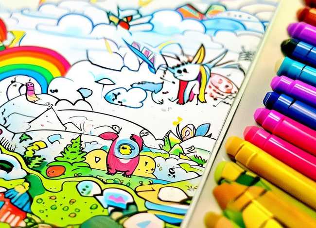 故事涂色画打印 - 幼儿园涂色画有故事情节的,可打印的