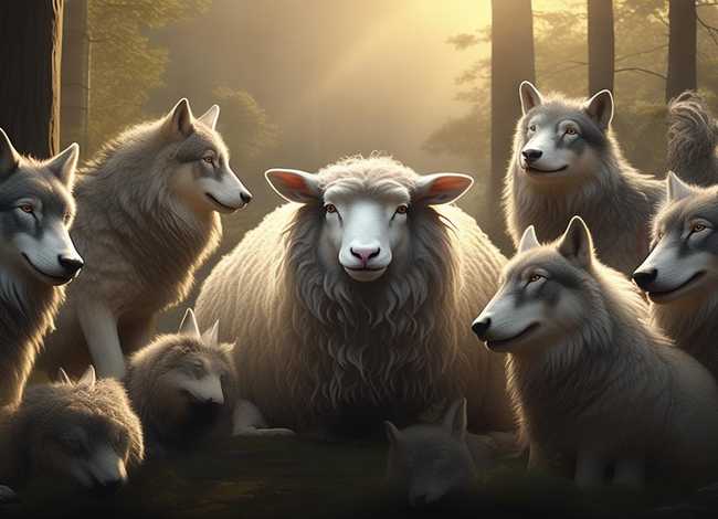 狼和羊的故事大全；狼和羊的故事大全100字