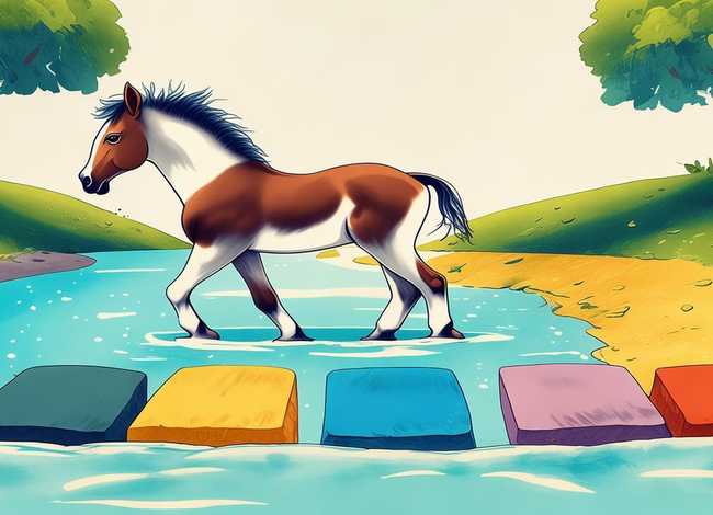 七巧板儿童故事简短、七巧板儿童故事简短小马过河