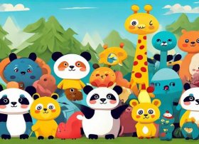 动物儿童画大全 动物儿童画图片大全 范画