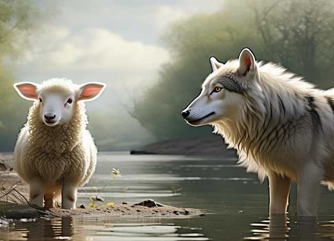 狼与小羊儿童故事，狼与小羊的故事