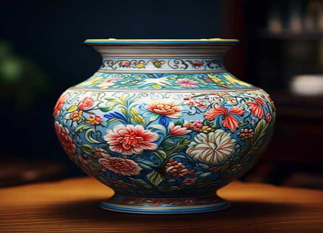 纹花瓶故事（花瓶纹路手绘）