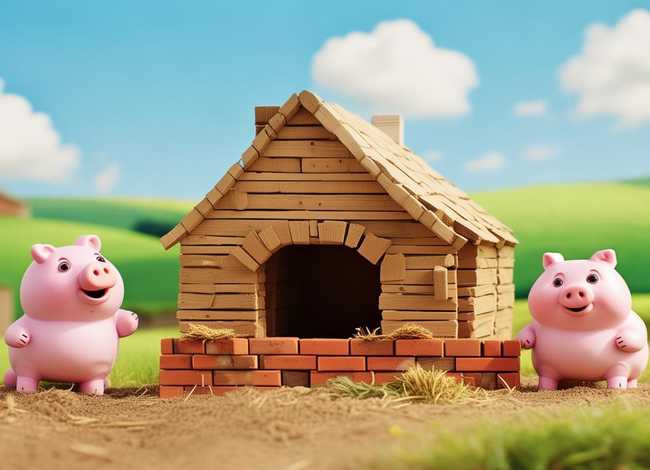 儿童英语小短剧 儿童英语短剧剧本《三只小猪》