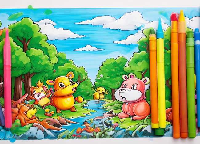 儿童绘本马克笔绘画 儿童绘本马克笔绘画教程