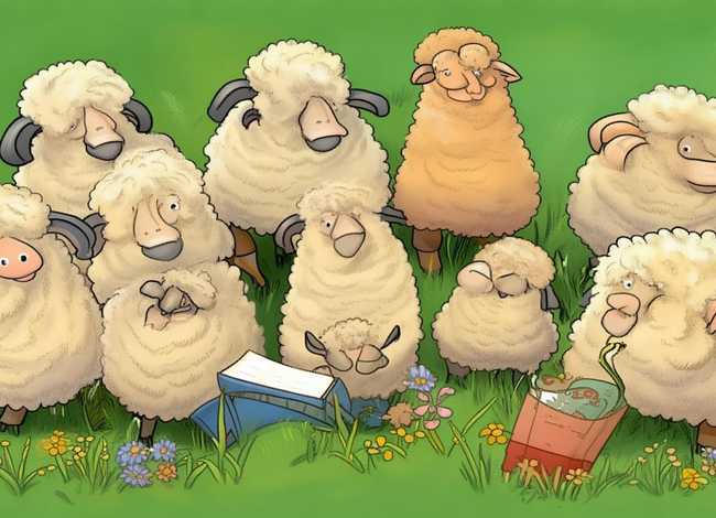 儿童故事《聪明的羊》，聪明的小羊绘本故事