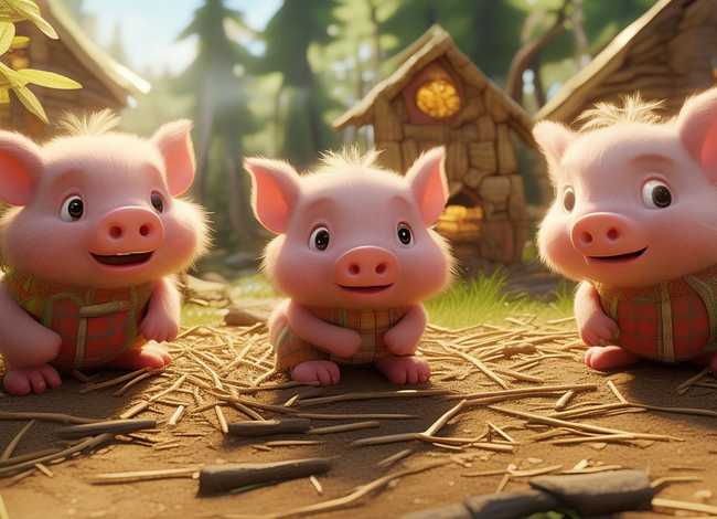 三只小猪的幼儿故事（三只小猪的幼儿故事简短）