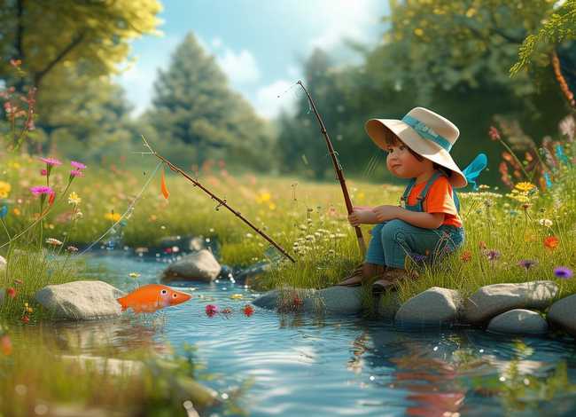 儿歌钓鱼的故事；儿歌钓鱼的故事视频