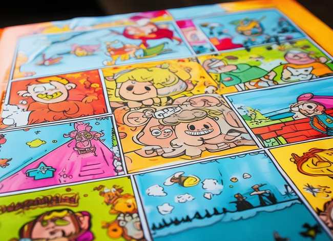 儿童连环画图片4幅简单；儿童连环画图片6张 简单