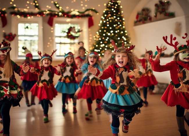 圣诞节舞蹈儿童5-16 - 圣诞节舞蹈儿童5-16分钟