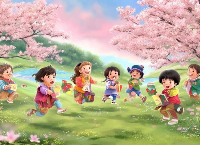 春天儿童古诗词创作 - 春天的古诗30首幼儿