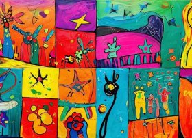 马克笔儿童画得奖作品、马克笔儿童画得奖作品大全