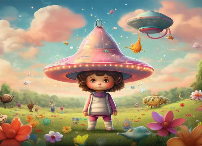 飞碟帽子儿童故事,飞碟帽子绘本 飞碟帽子儿童故事,飞碟帽子绘本