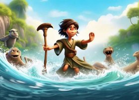 大禹治水的故事儿童版3分钟（大禹治水的故事动画视频）