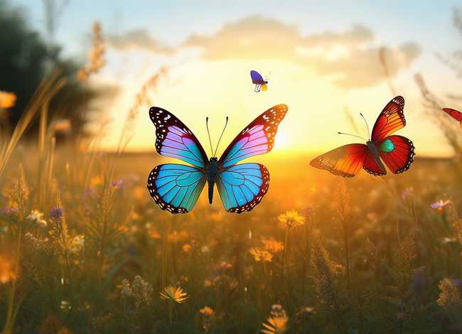 三只蝴蝶故事文字；三只蝴蝶故事文字内容