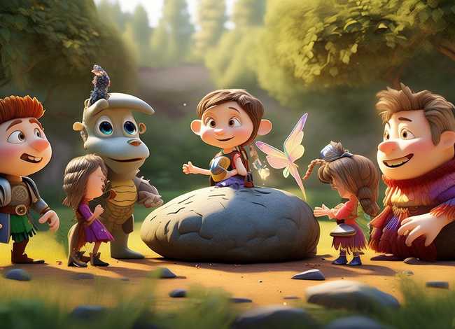 儿童故事角色图片 6个角色对话儿童故事