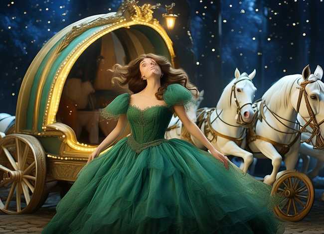 灰姑娘童话故事图片、灰姑娘童话图片大全