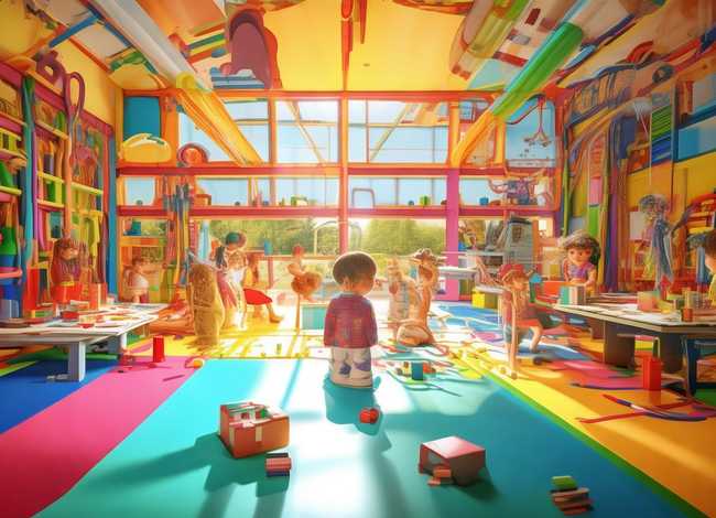 线条儿童主题画；线条主题画图幼儿园