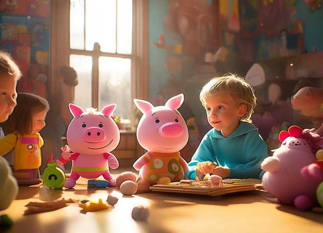 小猪佩奇的故事儿童玩具（小猪佩奇玩具故事和其他的玩具故事）
