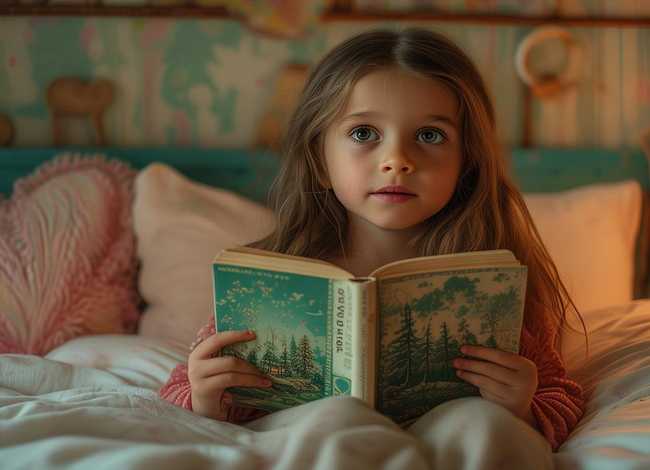 儿童故事小姑娘；小姑娘的睡前故事