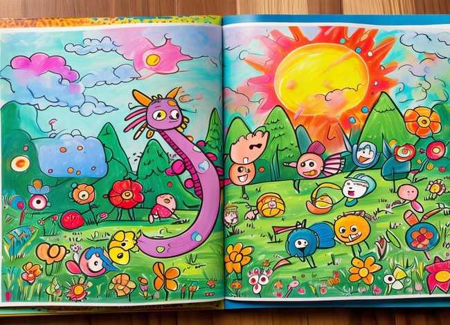 儿童手绘本怎么画，儿童手绘本怎么画图片