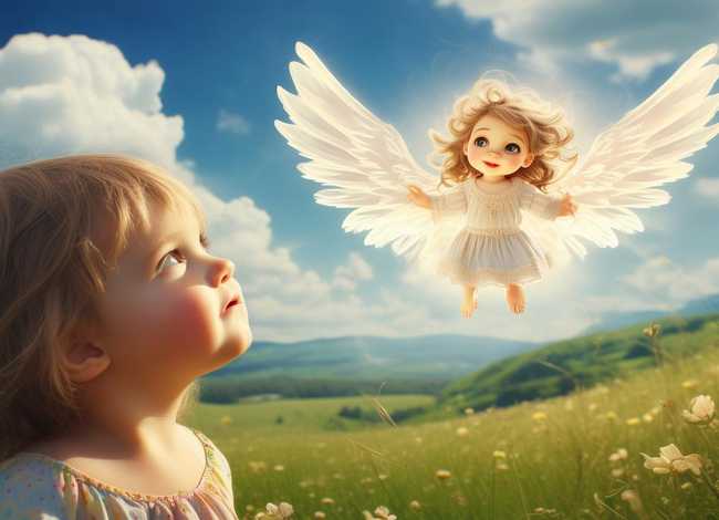天使的故事儿童；天使故事的图片