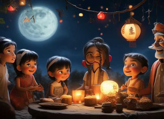 儿童中秋节的故事、儿童中秋节的故事20字