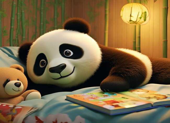 熊猫睡前故事文字版，熊猫睡前故事文字版图片