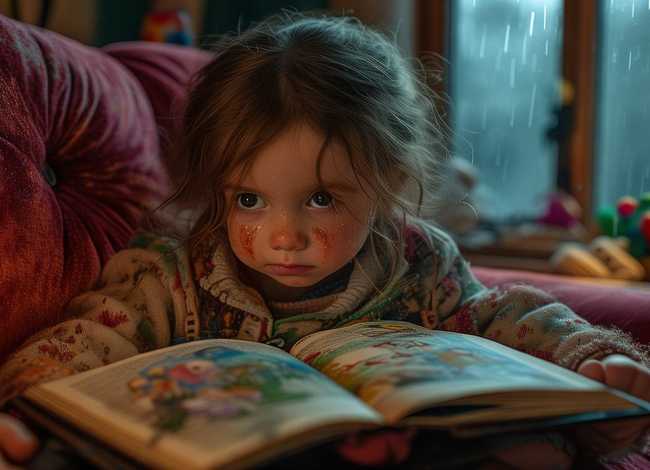 孩子看的故事书 - 孩子看故事书看哭了的说说
