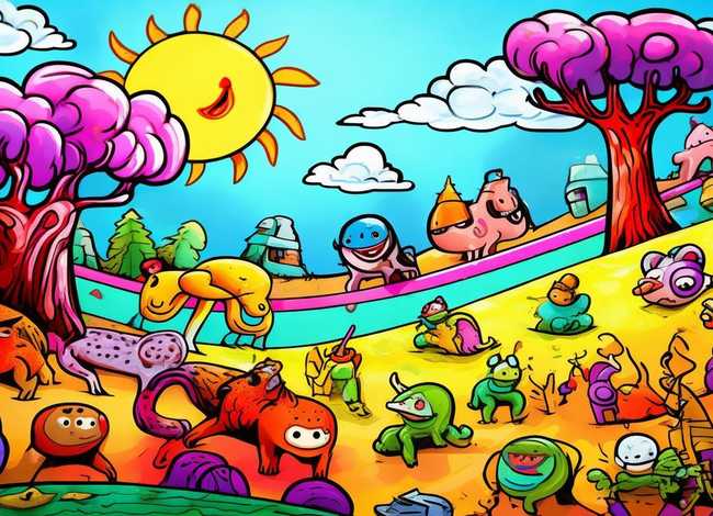 儿童画马克笔作品（儿童画马克笔作品卡通）