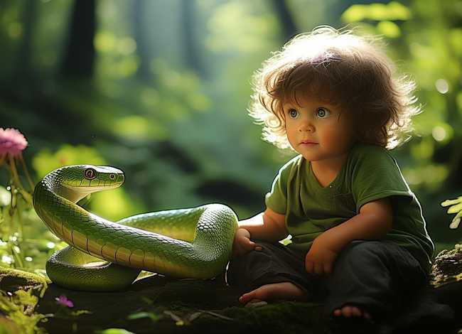 毒蛇的儿童故事；毒蛇的友谊 幼儿故事