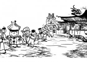 成语故事连环画简笔画 - 成语故事连环画简笔画四张