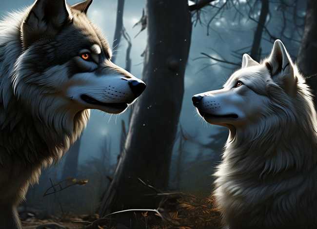 狼和狗英文寓言故事、狼和狗英文寓言故事翻译