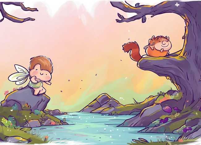 画简单童话故事，童话故事简单绘画