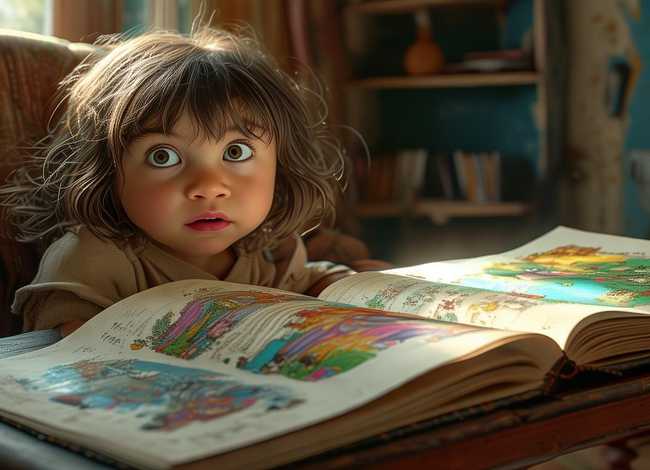 小朋友听故事简笔画、小朋友听故事的简笔画