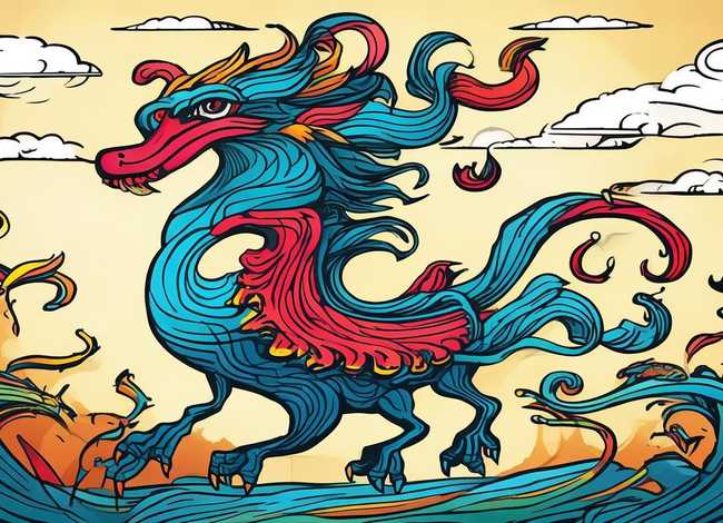 神话连环画简笔，神话连环画简笔画