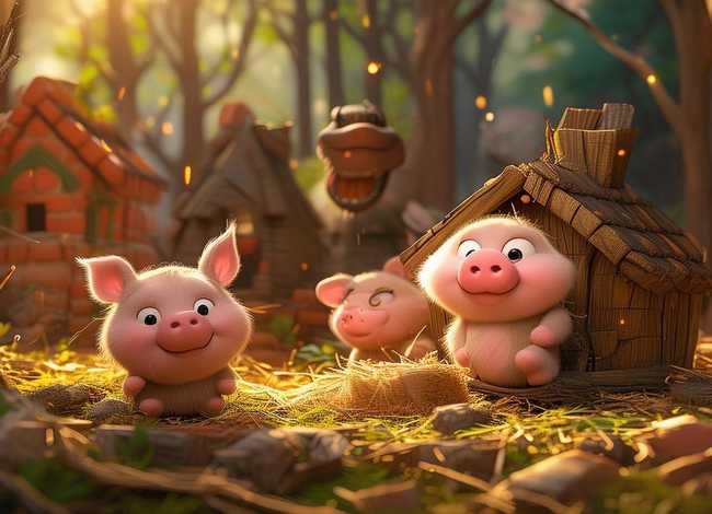 100个儿童故事书狼和三只小猪 狼和三只小猪的故事200字