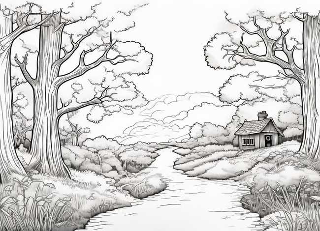 故事涂色线稿、故事涂色线稿怎么画