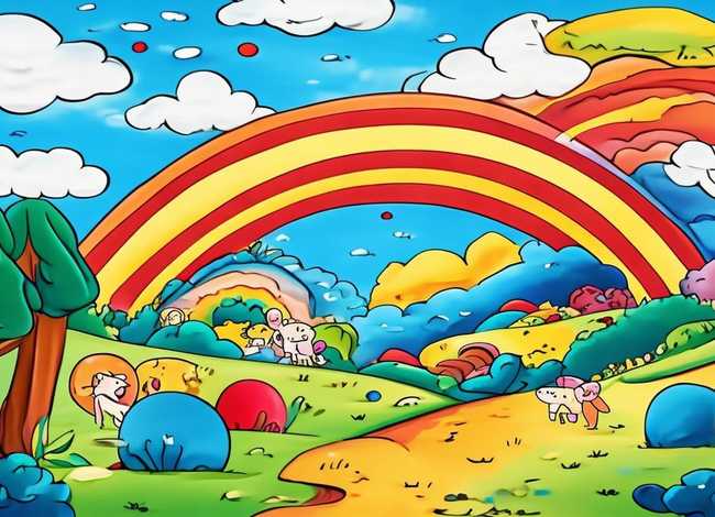 经典儿童画图片，经典儿童画作品图片