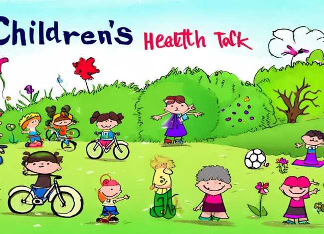 儿童健康讲记图片，儿童健康讲记图片卡通